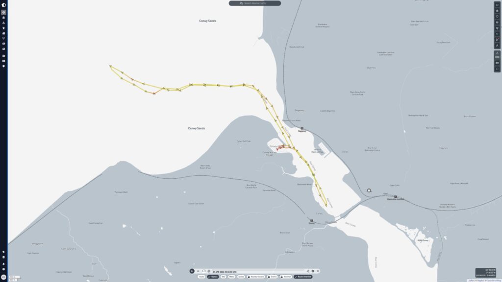 Sea Trial Past Track